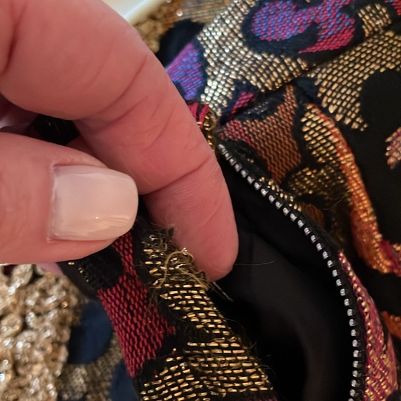 MR GEE VINTAGE BROCADE Black & Gold 3 piece outfit size sm - Picture 11 of 11